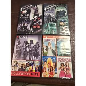 Bundle of 4 DVD movie collections Titles in‎ Description